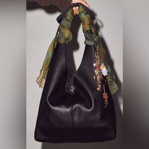 Boston Faux Leather Hobo Bag